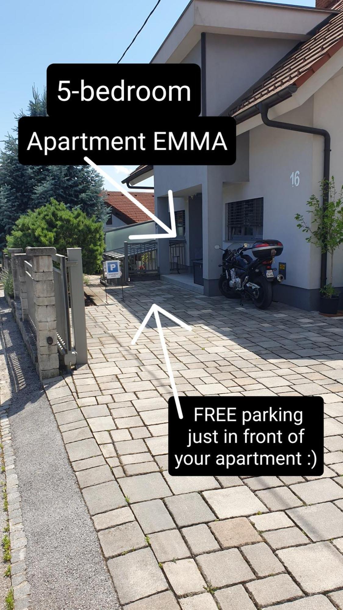 Apartment Emma Ljubljana - Free Parking, Ac, Wifi Extérieur photo